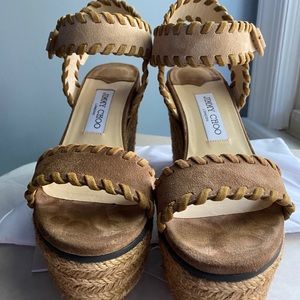 Jimmy Choo Abigail wedges, NIB, Sz 40